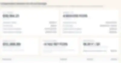 Reports screen, blurred